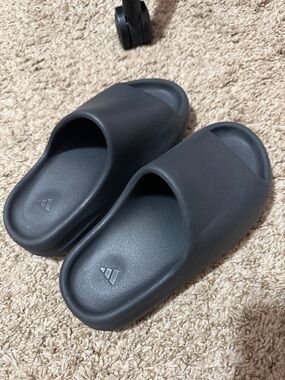 adidas Black Foam Slide Sandals